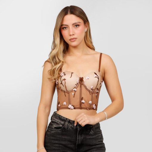 Bralette BRT-9863 Cafe Flores